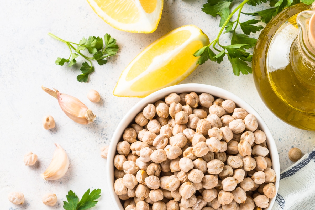 garlic chickpeas recipe